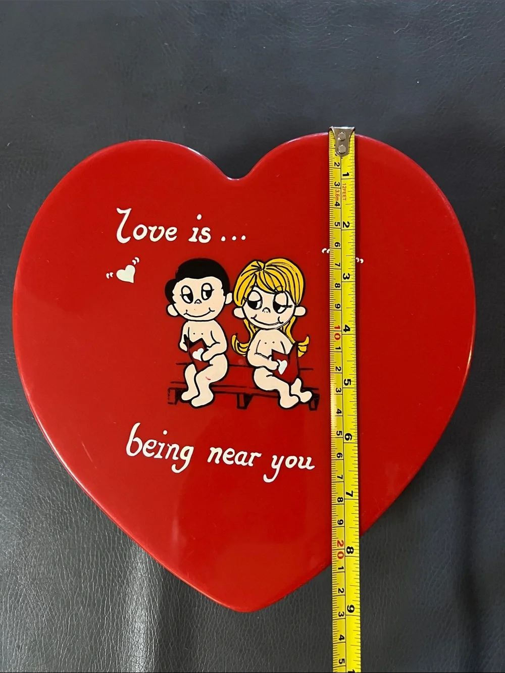 Kim Casali Love Is Inspired Heart Shaped Container Box